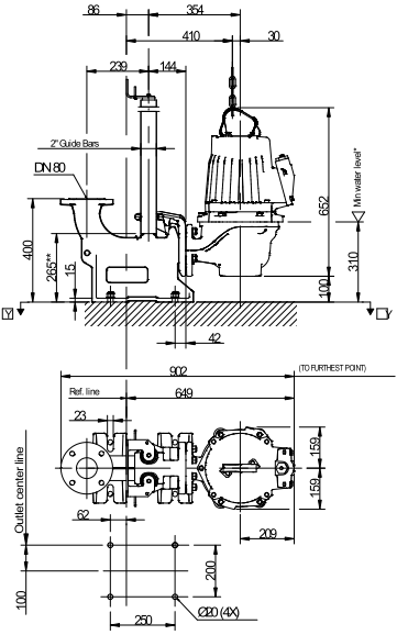 Buy Flygt D3127 High Head DP 277 7.4kW Submersible Sewage Pump With ...