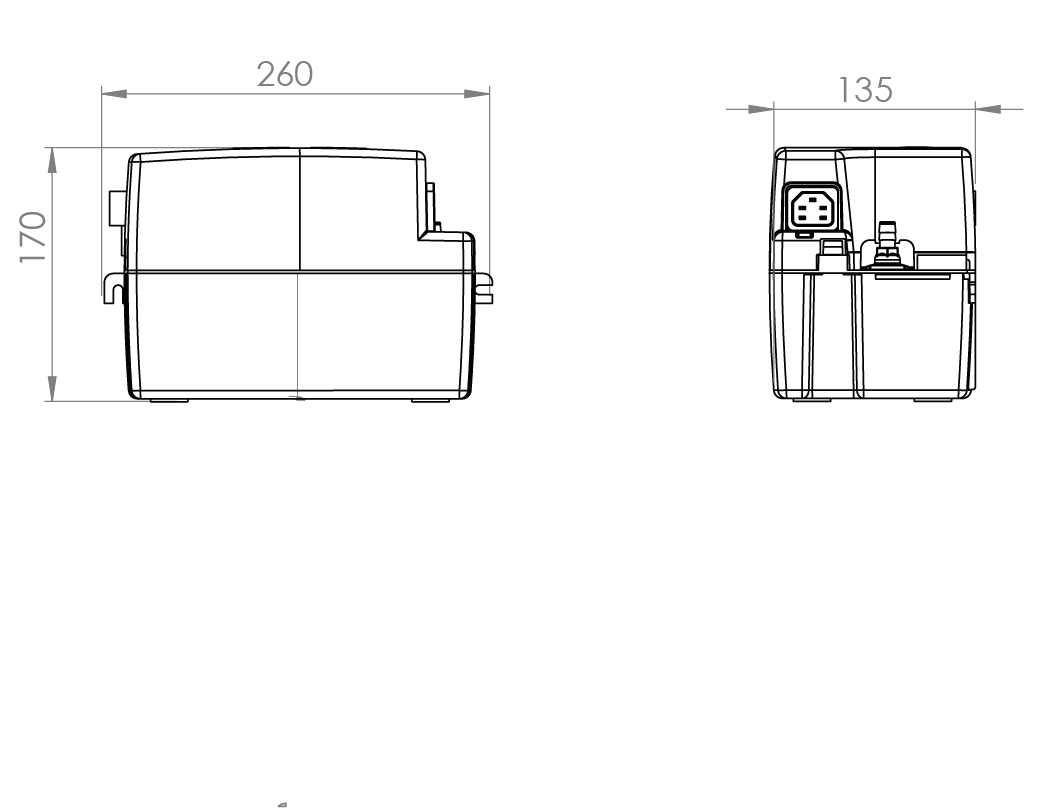 Pompe de relevage à condensats SANICONDENS PRO 6,2L/min - SFA - SK6